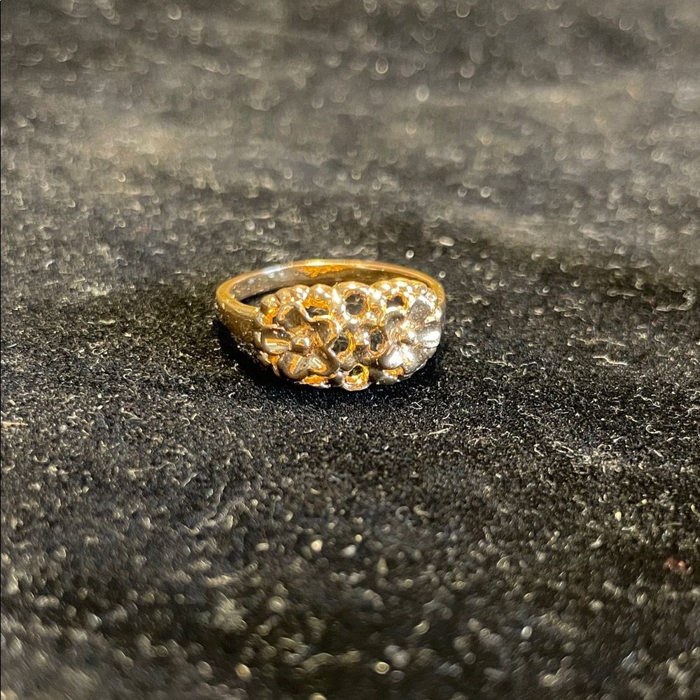 Elegant Gold and Silver Women's Ring